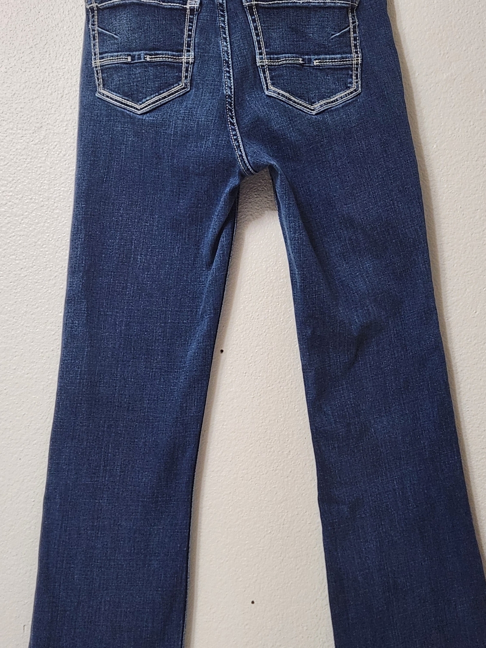 BKE Parker Jeans 27x35.5 (Fits 27x34) Bootcut Dark Wash High Rise Stretch - Picture 7 of 16